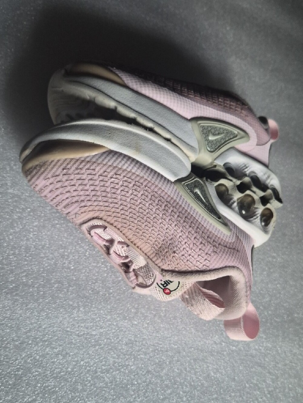 Nike Girls' Pink Slip-On Air Max Knit Sneakers - Picture 5 of 11
